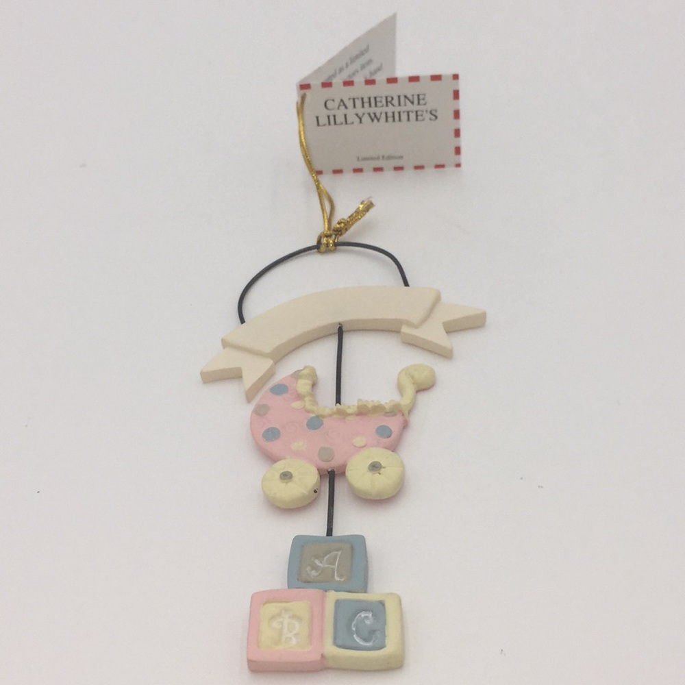 Catherine Lillywhite’s Baby Christmas Ornament New